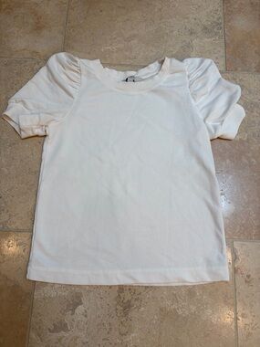 LOFT Classic Cream Puff-Sleeve Women's Top